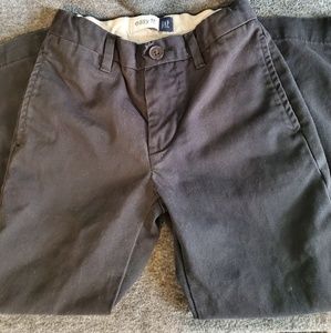Boys gap easy fit uniform pants black
